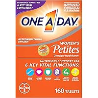 Women?s Petites Multivitamin,Supplement with Vitamin A, Vitamin C, Vitamin D, Vitamin E and Zinc for Immune Health Support*, B Vitamins, Biotin, Folate (as folic acid) & more, 160 count