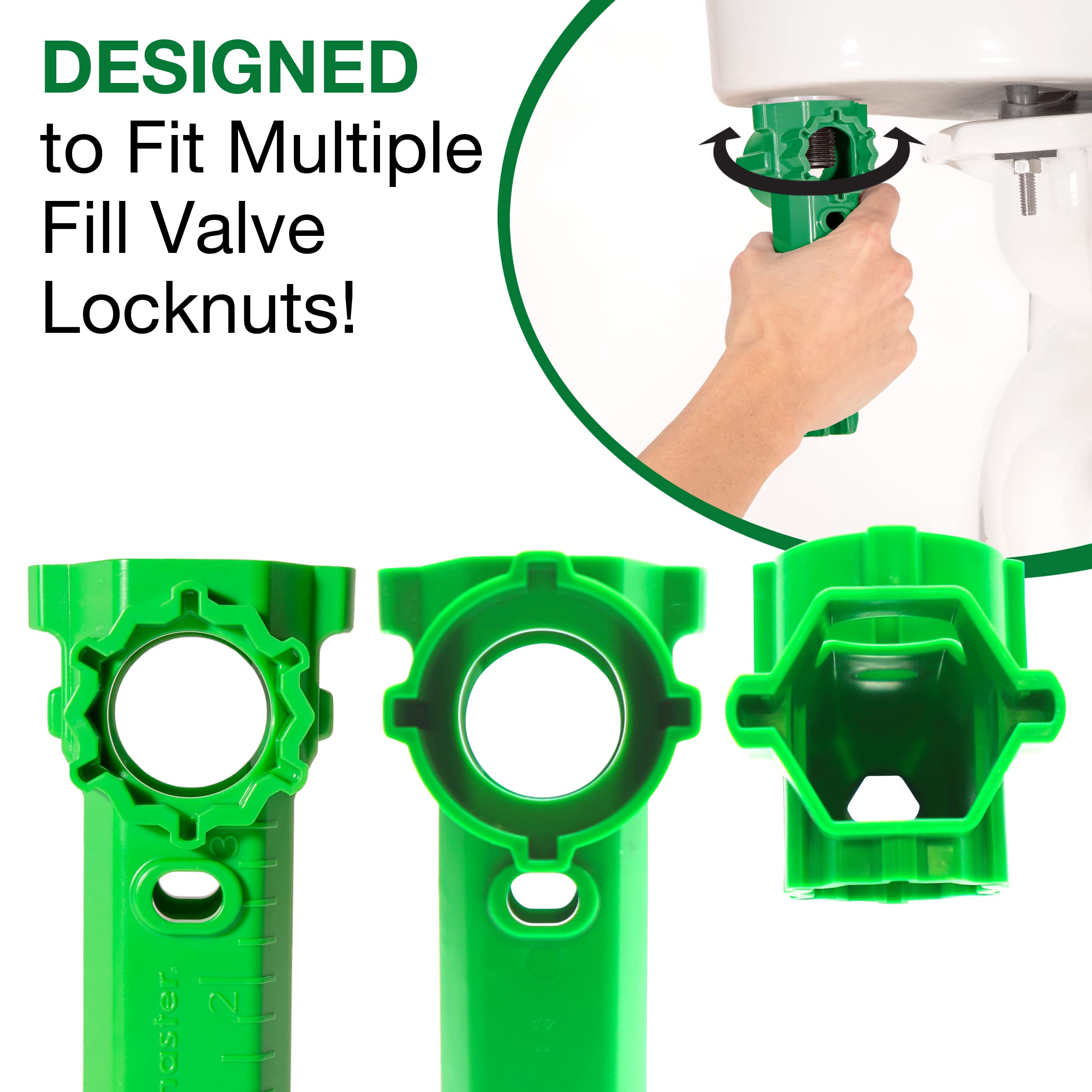 Fluidmaster 7110M-007-P10 Green Toilet Tool