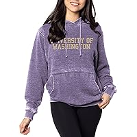 Chicka-d Women's Standard Burnout Everybody Hoodie, Grape, Small