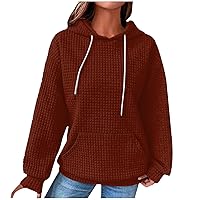 Long Sweatshirts For Women Casual Round Neck Gradient Printed Long Sleeve Sweatshirt Loose Pullover Hooded Top