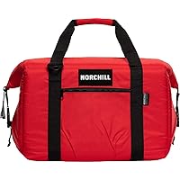 NorChill Can Voyager Series Insulated Soft Sided Cooler - Can Sizes: 12, 24, and 48 - Colors: Red, Blue, and Black