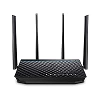 ASUS AC1700 WiFi Gaming Router (RT-ACRH17) - Dual Band Gigabit Wireless Router, 4 GB Ports, USB 3.0 Port, Gaming & Streaming, Easy Setup, Parental Control, MU-MIMO