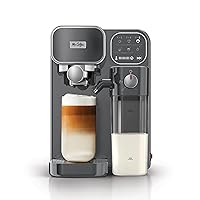 Mr. Coffee Prima Latte Luxe, Single/Double Shot Espresso, Cappuccino, Latte Machine with Optimized Frother and Convenient One-Touch Control Panel