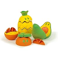 Clementoni 17686 Cesta de frutas Fruit Puzzle-Early, Infant, Activity Toys for 1 Year Olds, Made in Italy, Multicolour, Medio