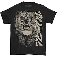 Men's White Lion T-Shirt Black