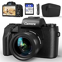 1080P Digital Camera Cheap for Photography & Video, 24MP WiFi Touch Screen Vlogging Camera for YouTube with Flash, 32GB SD Card, Digital Camera with Dual Camera, 16X Digital Zoom Compact Camera