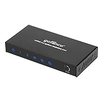 gofanco 8K 60Hz 1x2 HDMI Splitter – 8K @60Hz 444, 4K @144Hz/120Hz, 1080p @240Hz, VRR, ALLM, CEC, Auto Downscale, HDCP 2.3/2.2/1.4, EDID, HDR10/HDR10+/Dolby Vision, LPCM/DTS/DD/Atmos (HDsplit8K-2P)