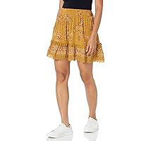 Angie Women's Ruffle Skirt with Lace
