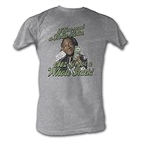 Sanford & Son T-Shirt Redd Foxx Big Dummy Adult Navy Blue Tee Shirt