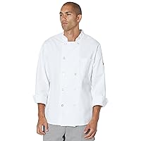 Chef Designs mens Ten Pearl Button Chef Coat