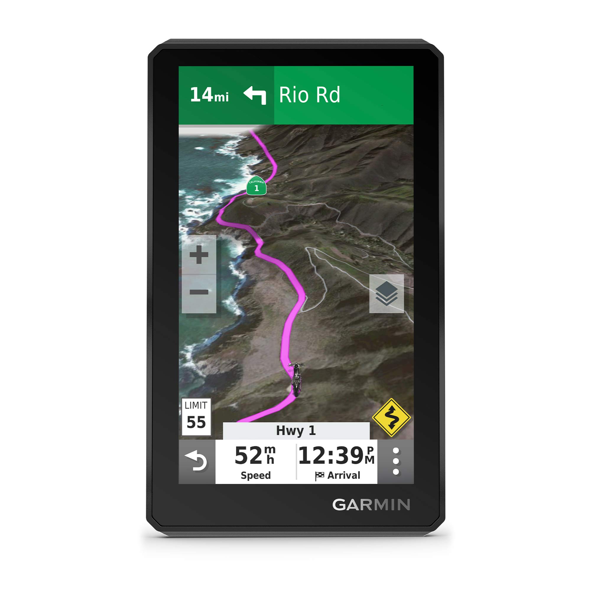Garmin zūmo XT, All-Terrain Motorcycle GPS Navigation Device, 5.5-inch Ultrabright and Rain-Resistant Display & Carrying Case 5.5 inches
