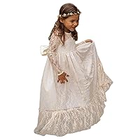 Kids First Pageant Communion Dress Lace Tulle Ball Gown Flower Girl Dresses