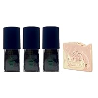 Bath & Body Works Navy Wallflowers Scent Control Fragrance Plug 3 Pack With a Himalayan Salts Springs Sample Soap