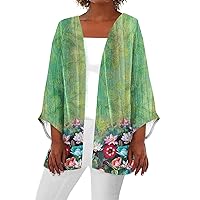 Womens Lightweight Cardigan for Spring Short Sleeve Cardigans for Women Plus Size
