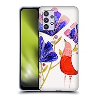 Head Case Designs Officially Licensed Sylvie Demers Red Birds 3 Soft Gel Case Compatible with Galaxy A32 5G / M32 5G (2021)