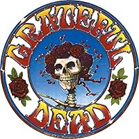 C&D Visionary Licenses Products Grateful Dead Skull and Roses Sticker