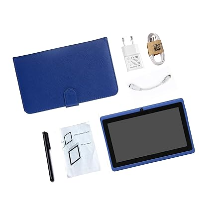 Tablet PC 7 inch,Android Quad Core Tablet Computer with Keyboard,Dual Camera,40GB Storage Capacity,Capacitive Touch Screen,Support WiFi,Bluetooth,GPS(with Stylus) (Blue)