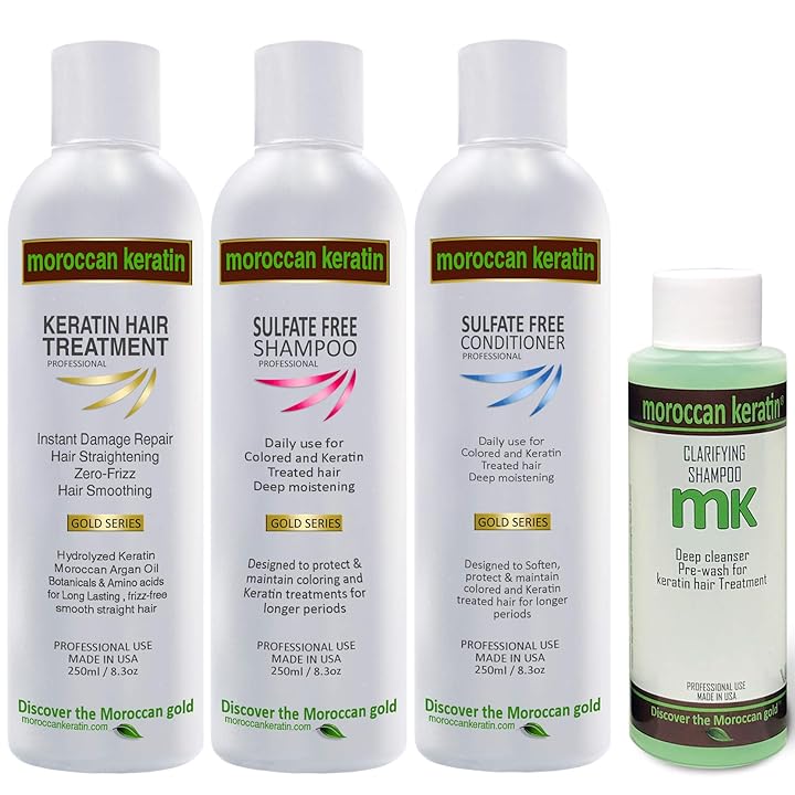 Mua Brazilian Keratin Blowout GOLD SERIES Moroccan Keratin Most Effective Brazilian  Keratin Hair Treatment SET 250ML Professional Salon Formula trên Amazon Mỹ  chính hãng 2023 | Fado