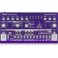 Behringer TD-3-GP Analog Bass Line Synthesizer with VCO, VCF, 16-Step Sequencer, Distortion Effects and 16-Voice Poly Chain
