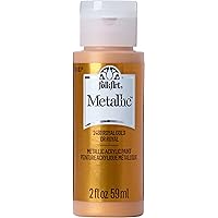 FolkArt Metallic Acrylic Paint in Assorted Colors (2 Ounce), 2480 Royal Gold
