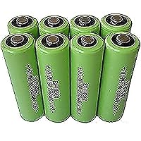 SOENS aa Lithium batteriesAA 1.2V 2200mAh LSD Button Top NiMH Rechargeable Batteries 8 Pack