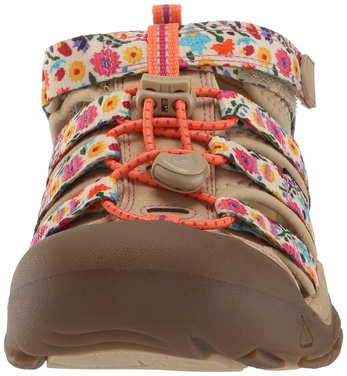 KEEN Newport H2 Closed Toe Water Sandals, Safari/Birch, 6 US Unisex Big Kid