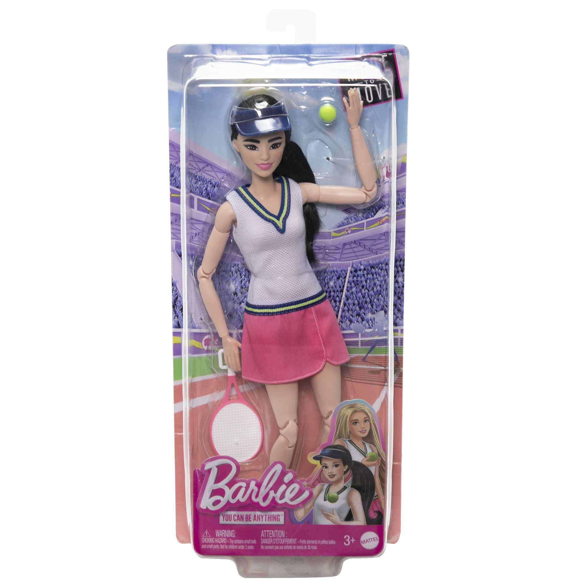 ​Barbie Doll & Accessories, Career Tennis Player Doll with Racket and Ball 22 Inch