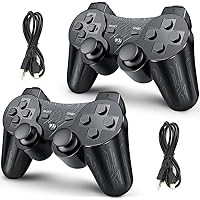 Controller for PS3 Controller Wireless for Playstation 3 Controller Wireless for PS3 Wireless Controller for PS3 Remote Controller with Double Shock 3. Motion Sensor