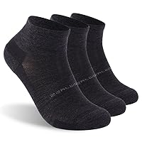 No Show Athletic Socks, ZEALWOOD Unisex Merino Wool Ultra-Light Running Tennis Golf Socks,1/3 Pairs