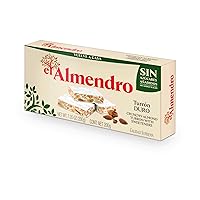 El Almendro Sugar Free Crunchy Almond Turron 7oz (200 G)