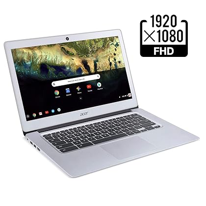 Acer Chromebook 14, Aluminum, 14-inch Full HD, Intel Celeron N3160, 4GB LPDDR3, 32GB, Chrome, CB3-431-C5FM