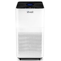 LEVOIT Air Purifiers for Home Large Room with 3-in-1 Filter, Cleaner for Allergies and Pets, Smokers, Mold, Pollen, Dust, Quiet Odor Eliminators for Bedroom, Smart Auto Mode, LV-H135, White