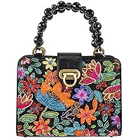 Mary Frances I Pick You Floral Top Handle Handbag, Multicoloured