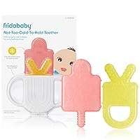 Teething Relief Not-Too-Cold-to-Hold Baby Teether | BPA-Free Silicone Teething Toys