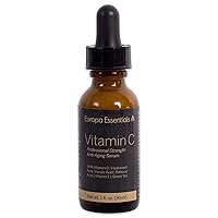 Professional Strength 30% Vitamin C Serum with Anti-Aging Benefits (+ Botanical Hyaluronic Acid & Organic Aloe), 1oz (30ml)