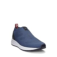 LAUREN Ralph Lauren Kacie Slip-On Runner Sneaker Denim Blue/Lauren Navy 9.5 B (M)