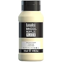 Liquitex BASICS Acrylic Fluid Paint, 118ml (4-oz) Bottle, Unbleached Titanium