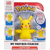 Pokémon Electronic & Interactive My Partner Pikachu - Reacts to Touch & Sound, Over 50 Different Interactions with Movement and Sound - Eevee Dances, Moves & Speaks - Gotta Catch ‘Em All