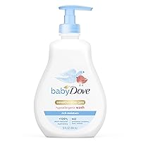 Tip to Toe Baby Wash and Shampoo For Baby's Delicate Skin Rich Moisture, Tear-Free and Hypoallergenic 13 oz