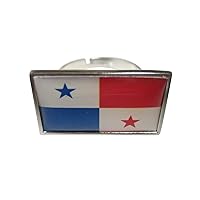 Thin Bordered Panama Flag Adjustable Size Fashion Ring