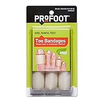 Profoot Care Toe Bandage Of 4 Inches Length, Medium Size - 3 Ea / Pack, (Pack of 5)