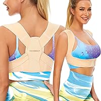 Posture Corrector for Women and Men, Adjustable Upper Back straightener and Providing Pain Relief from Neck, Shoulder (Small/Medium)