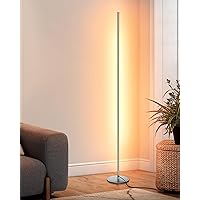 LED Corner Floor Lamp, Minimalist Dimmable Mood Light, 57.5
