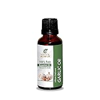Garlic Oil - (Allium Sativum)- Essential Oil 100% Pure Natural Undiluted Uncut Therapeutic Grade Oil 0.51 Fl.OZ