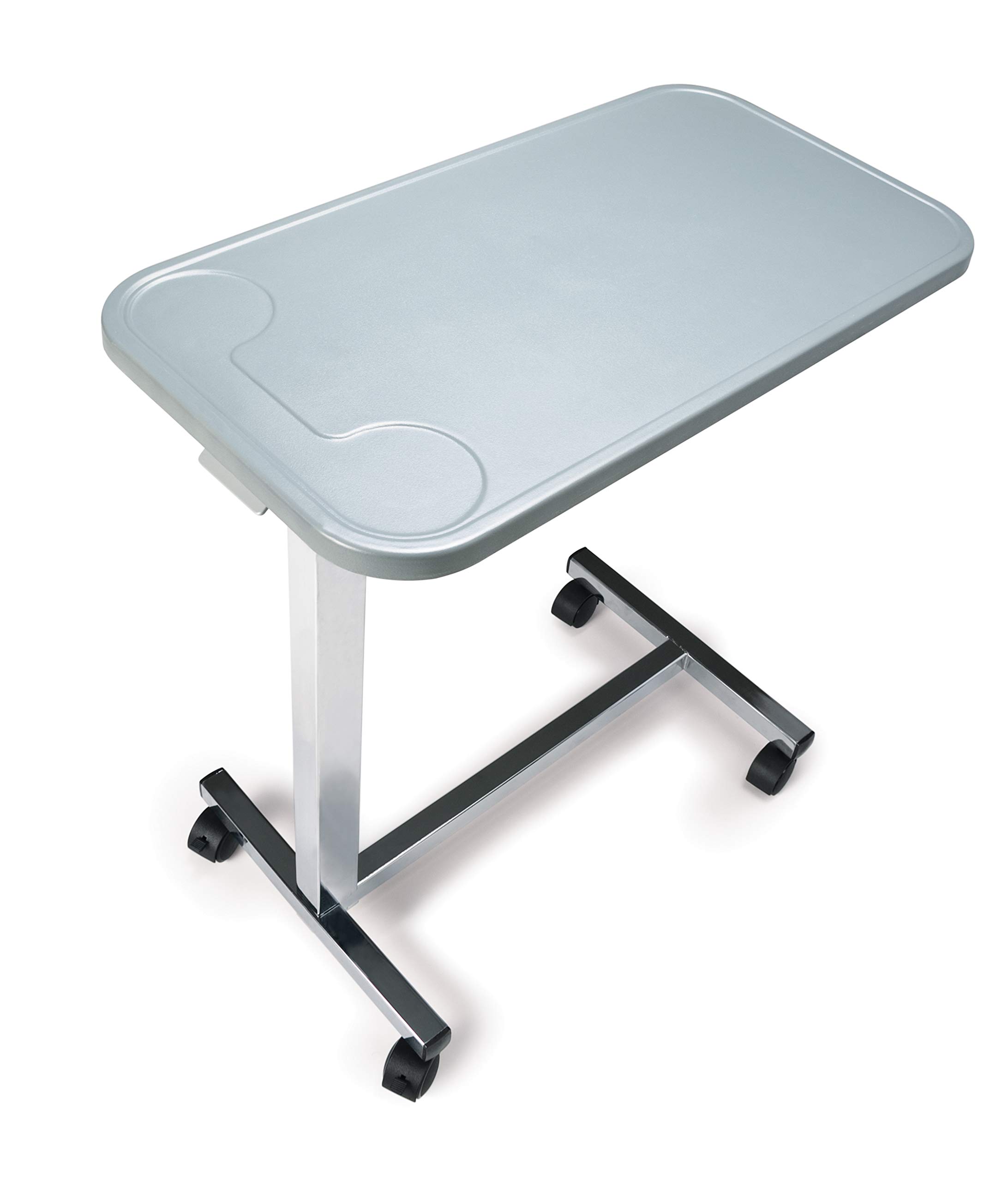 Graham-Field GF8903P Lumex Modern Overbed Table with Wheels, 28-41