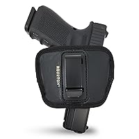 Universal Drop Leg Tactical Gun Holster fit Pistols with  Optic/Light/Laser, Adjustable Thigh Nylon Gun Holster Compatible with Glock  1911 S&W Sig Sauer Ruger Taurus Berreta CZ HK and More 
