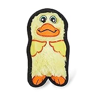 Outward Hound Durablez Tough Plush Squeaky Dog Toy, Duck, Yellow, XS