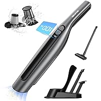 NEXPOW Car Vacuum, 18000PA Handheld Vacuum Cordless with Rechargeable 7500 mAh Battery, Portable Hand Vacuum with 2 Suction Modes, Small Vacuum Cleaner High Power with Dual Filter and Digital Screen