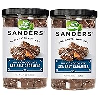 Just Grown Sanders Milk Chocolate Sea Salt Caramels - 36 Oz. (2 pack)