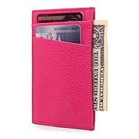Genuine Leather Wallet - Bank Cards, Money, Driver's License Cardholder - Unisex